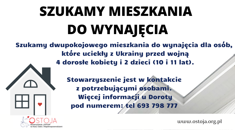potrzebny dom Ukraina Ostoja Wrocław